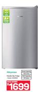 Hisense 120Ltr Metallic Bar Fridge H120RME