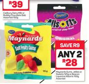 Maynards Gums, Jellies Or Sweets-125g Or Beacon Liquorice Allsorts Assorted-150g