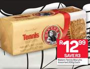 Bakers Tennis Biscuits Assorted-200g Each