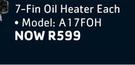 AIM 7 Fin Oil Heater A17FOH-Each