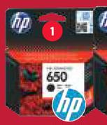 HP 650 Black Blister Pack-Each