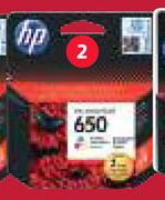 HP 650 Tri Colour Blister Pack-Each