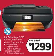 HP Ink Advantage 5275 All In One Printer