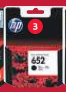 HP 652 Black Ink-Each