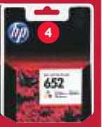 HP 652 Tri Colour Ink-Each