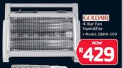 Goldair 4 Bar Fan Humidifier GBHH-500