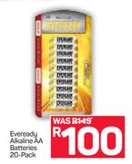 Everyday Alkaline AA Batteries 20 Pack