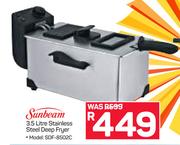Sunbeam 3.5Ltr Stainless Steel Deep Fryer SDF-8502C