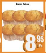 Queen Cakes-For 6