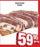 Sliced Frozen Brisket-Per Kg