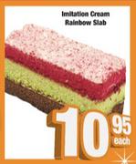 Imitation Cream Rainbow Slab-Each