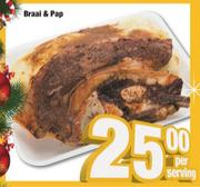 Braai & Pap-Per Serving