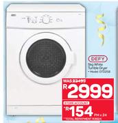 Defy 5kg White Tumble Dryer DTD258