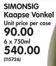 Simonsig Kaapse Vonkel-6 x 750ml