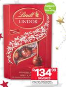 Lindt Lindor Milk Chocolate Truffles Assorted-337g Each