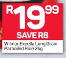 Wilmar Excella Long Grain Parboiled Rice-2Kg