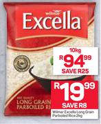 Wilmar Excella Long Grain Parboiled Rice-10Kg