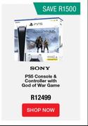 Sony PS5 Console & Controller With God Of War Game
