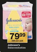 Johnson’s Babaveedoekies 288-Per Pak