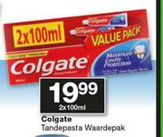 Colgate Tandepasta Waarepak-2x100ml