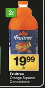 Fruitree Orange Squash Concentrate-2Ltr