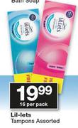 Lil-Lets Tampons 16-Per Pack
