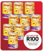 Pamper Cat Food Assorted 385g-For 9