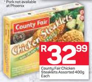 Country Fair Chicken Steaklets Assorted-400g Each