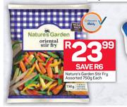 Nature's Garden Stir Fry Assorted-750g Each