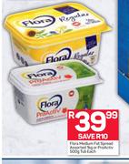 Flora Medium Fat Spread Assorted-1Kg Or ProActiv Tub-500g Each