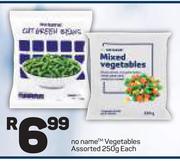 No Name Vegetables Assorted-250g Each