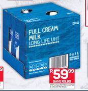 PnP Long Life Milk Assorted-6 x 1Ltr Per Pack