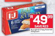 I&J Light & Crispy-500g Each