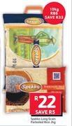 Spekko Long Grain Parboiled Rice-10Kg