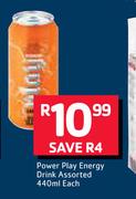 Power Play Energy Drink Assorted-440ml Each
