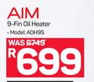 AIM 9 Fin Oil Heater ACH9S