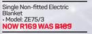 Pure Pressure Single Non Fitted Electric Blanket ZE75/3