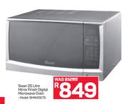 Swan 25 Ltr Mirror Finish Digital Microwave Oven SMW2SETS