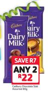 1Cadbury Chocolate Slab Assorted-2 x 80g