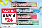 Titanium Lozenges Assorted-4 x 35g