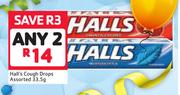 Hall's Cough Drops Assorted-2 x 33.5g