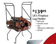 LK's Fireplace Log Holder