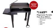 Megamaster Portable Patio Braai 800mm