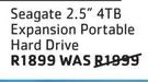 Seagate 2.5" 4TB Expansion Portable Hard Drive