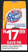 Golden Cloud Bake Mix-1kg Each