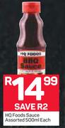 HQ Foods Sauce-500ml Each
