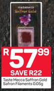 Taste Mecca Saffron Gold Safron Filaments-0.05g