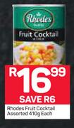 Rhodes Fruit Cocktail-410g Each