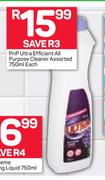 Pnp Ultra Efficient All Purpose Cleaner-750ml Each
