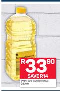Pnp Pure Sunflower Oil-2Ltr